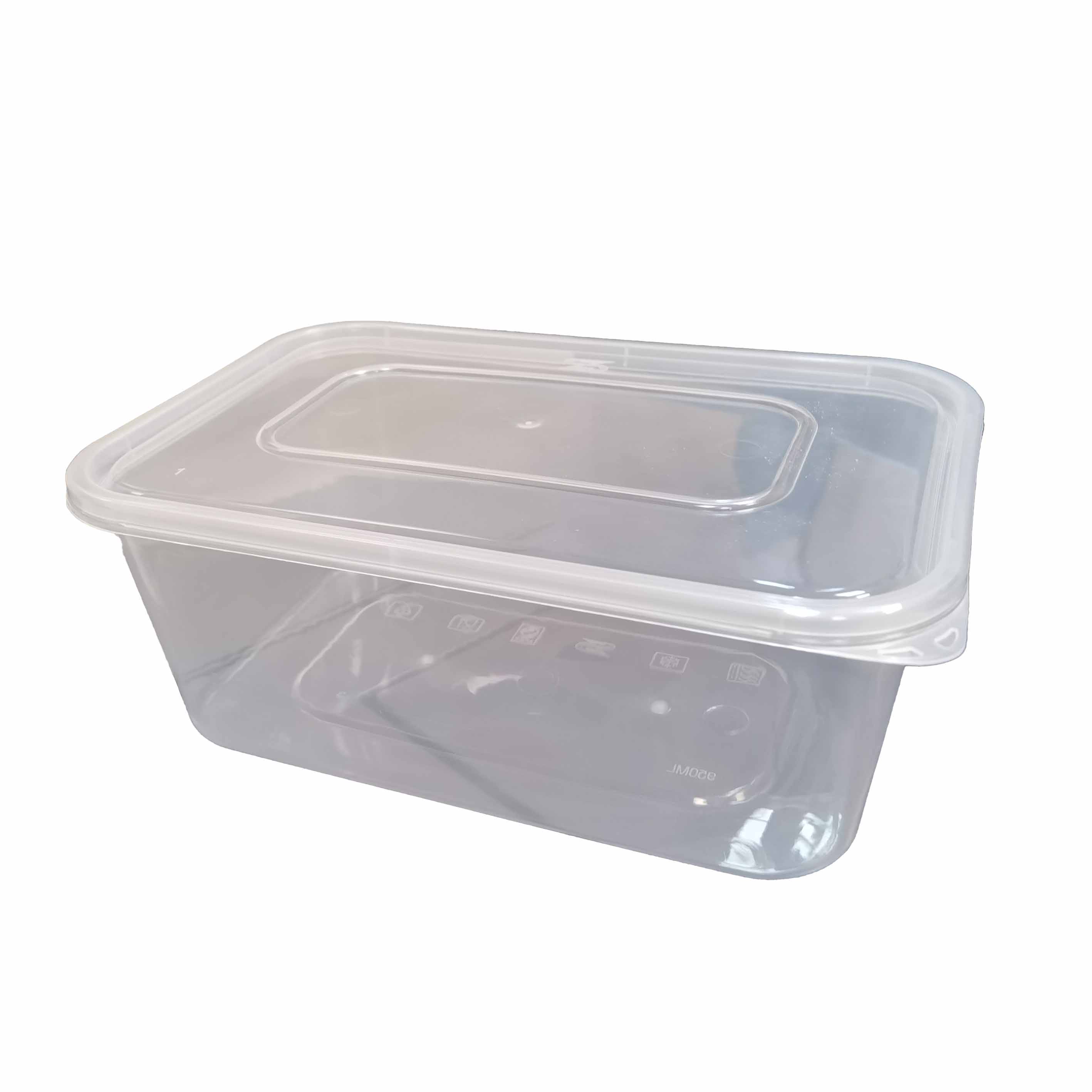 SZ950 (950ML)172*116*68MMX300PZ厨房透明方形打包盒